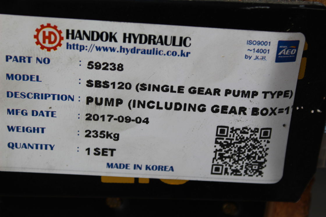 Handok Marke SBS120 Bagger Hydraulische Pumpe Stahlmaterial für E323C E323D