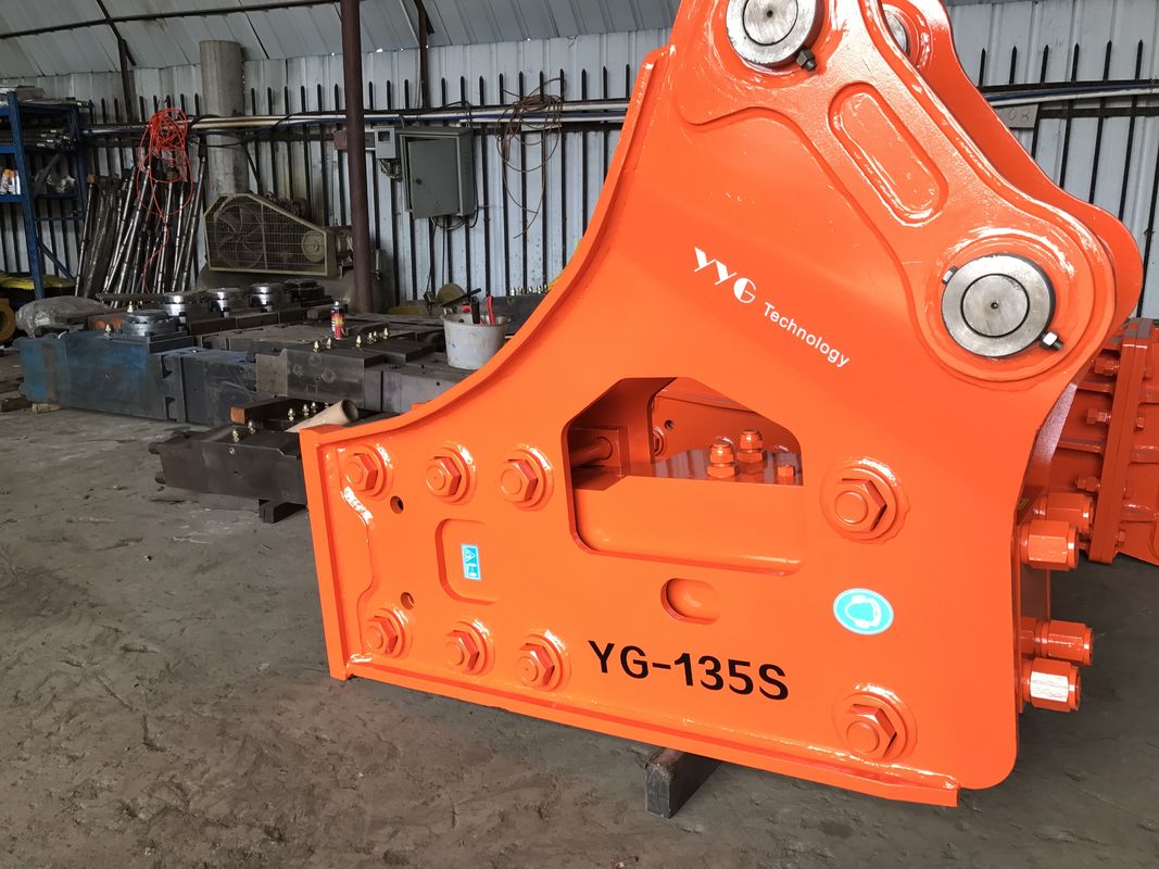 Seitentyp Felsbohrmaschine Betonbremser Anschluss für Skid Steer CE-zertifiziert