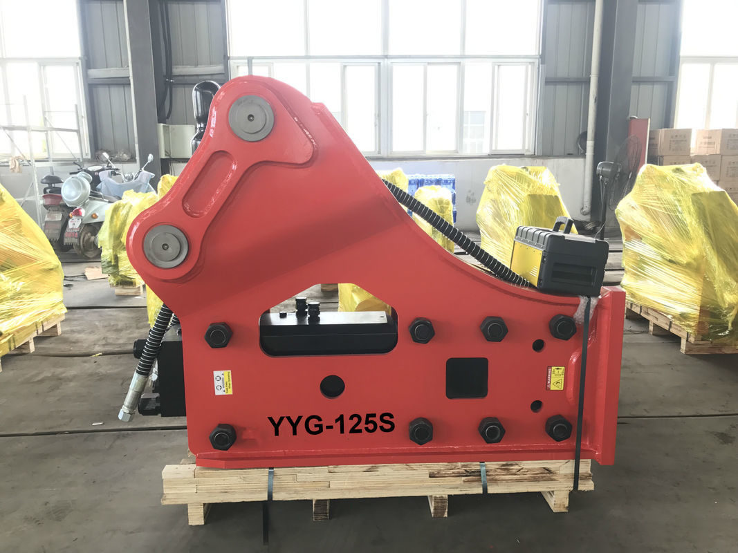 Seitentyp Hydraulischer Brecher Hammer Gewicht 53 kg Moil Point für Bagger