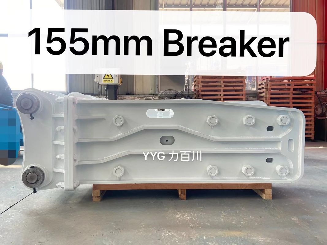 155-mm-Hydraulischer Brecher Hammer HB20G HB30G YYG Jack Hammer Top Typ