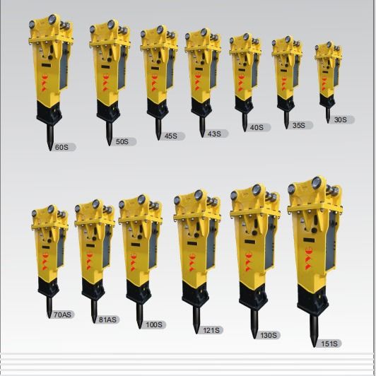 Name:Hochqualitäts-Hydraulisches Hammermodell:Alle Typen, verschiedene Materialien;42CrMo